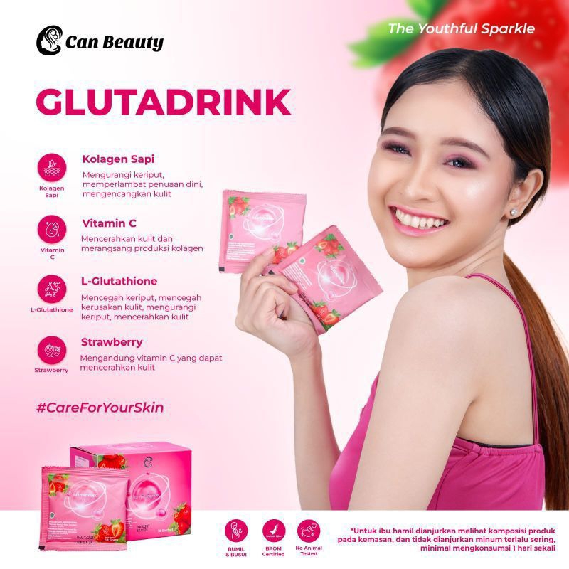 

Glutadrink Can Beauty BPOM halal