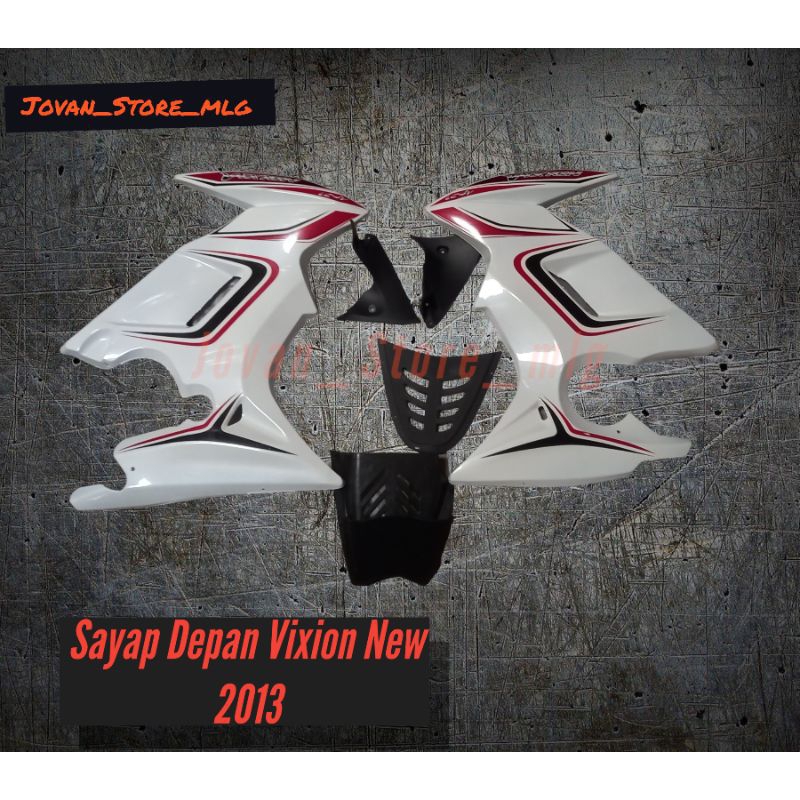 Half Fairing Sayap Depan Fairing Fering New Vixion 2013 2014 2015 NVL Model Ninja 250 + Segitiga Cov