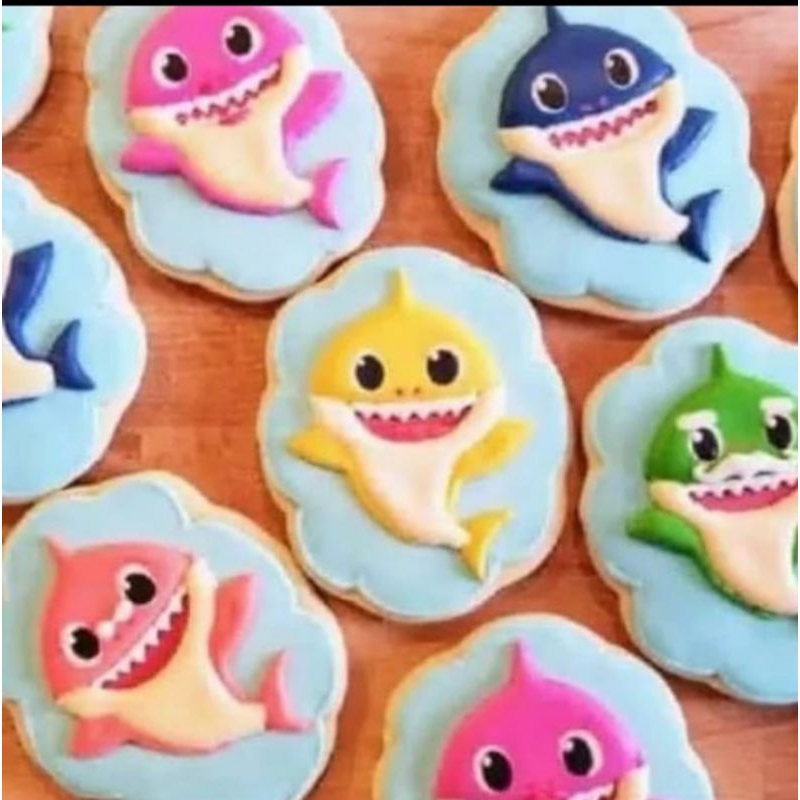 

Catanova Butter Kukis Hias Tema Baby Shark