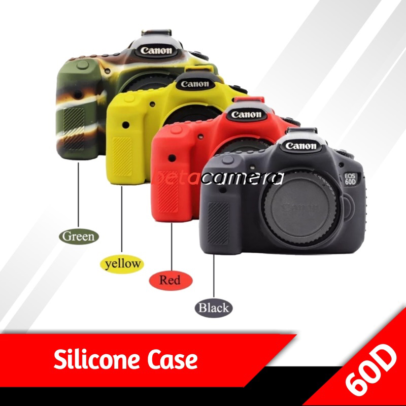 Silicone Case Kamera Canon Eos 60D Protective Case Soft Shell SLR Artifact kamera DSLr Liner Shockpr