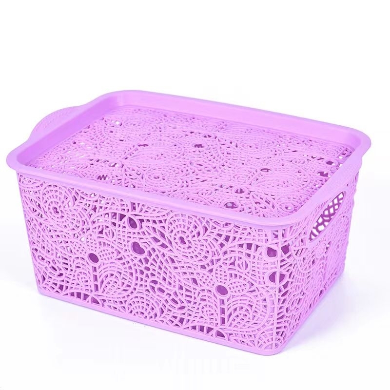 keranjang plastik pakai tutup/kotak plastik/box/storage box/kode 9031