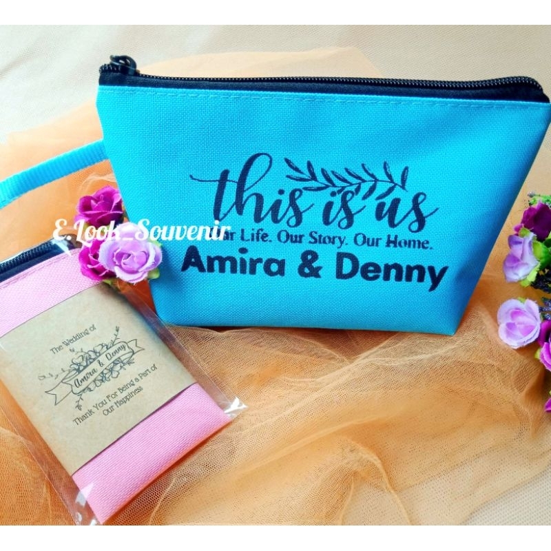 Souvenir Pouch/Pouch Make Up/Souvenir Dompet