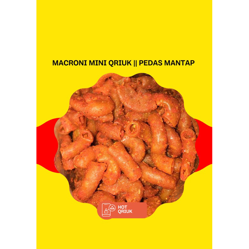 

HotQriuk||Makaroni Mini Qriuk Pedas Mantap 250g-500g