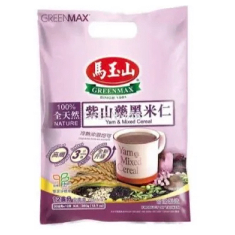 

Green max yam mixed cereal 12 pcs