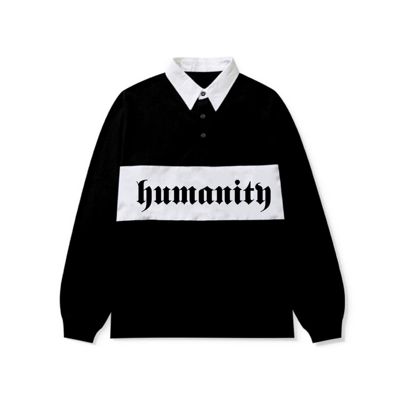 Siempre Rugby Longsleeve Black // Kaos Rugby Lengan Panjang // Rugby T shirt Humanity