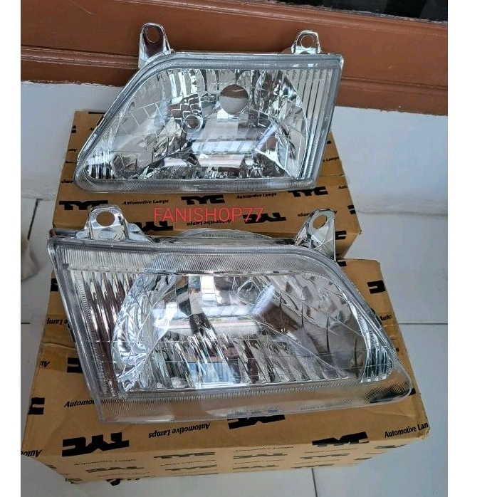 Lampu Besar Depan KANAN KIRI Soluna  2001 2002 2003 Headlamp Lampu Depan Mobil