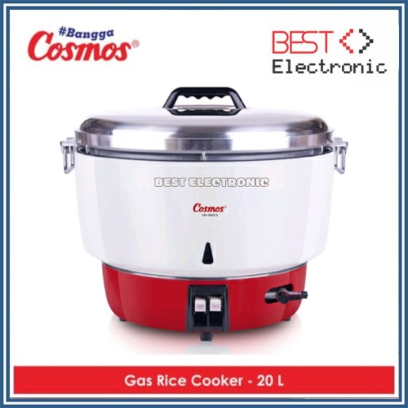 Cosmos CRJ-3020 G - Gas Rice Cooker 20 Liter Non Stick CRJ 3020