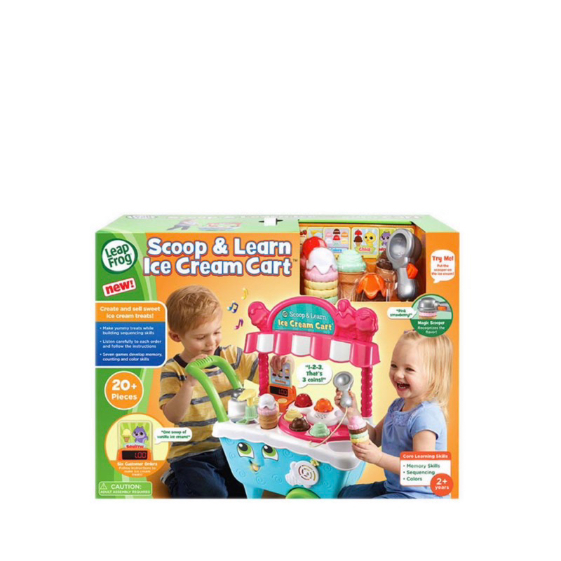 LEAPFROG LEAP FROG SCOOP & LEARN ICE CREAM CART