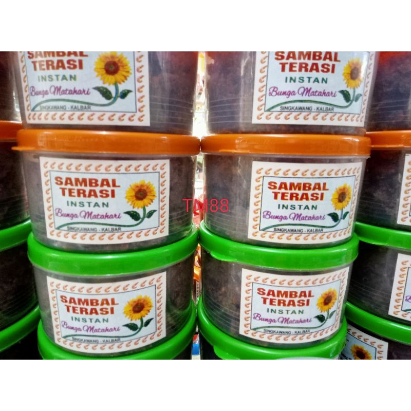 

SAMBAL TERASI INSTAN CAP BUNGA MATAHARI SINGKAWANG KALIMANTAN