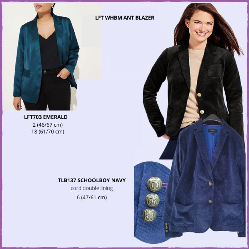 Blazer Wanita Lft Tlb Whbm Ant Blazer