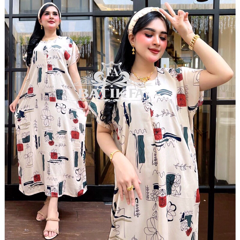 Daster Batik Wanita Panjang Semata Kaki