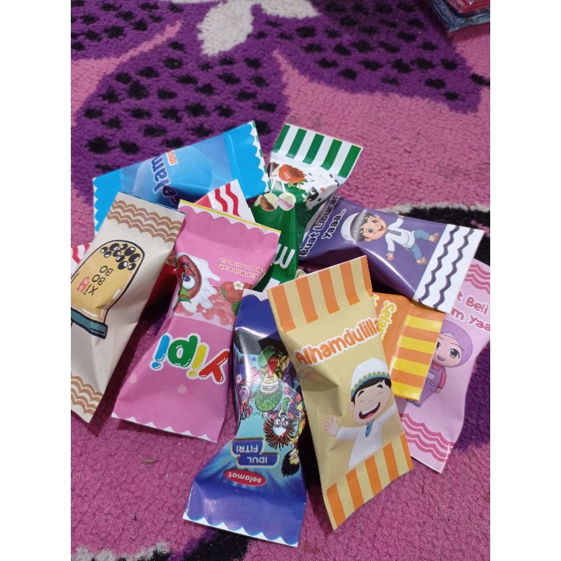 

anplop permen 25 lembar ( 5 paket free double tape) (10 paket free 1 paket +2 double tip)