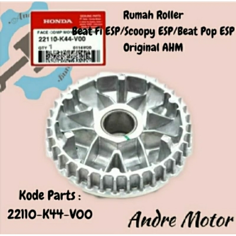 Rumah Roller Beat fi ESP,Scoopy ESP,Vario 110 Fi Ori Honda 22110-K44-V00