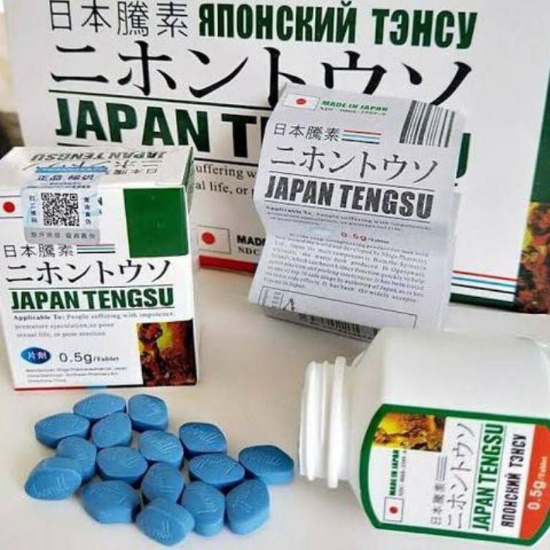 JAPAN TENGSU ORIGINAL OBAT KUAT PERKASA PIL BIRU TAHAN LAMA