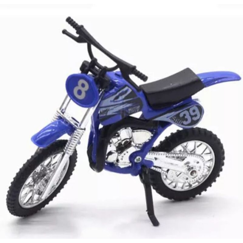 Mainan anak miniatur sepeda motor sport trail - Diecast motor balap sport trail