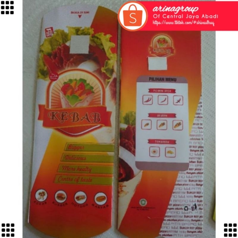 

150 LEMBAR KERTAS KEBAB TARIKAN UKURAN 24 × 9,2 BAHAN IVORY PUTIH HIGH QUALITY | KOTAK KEBAB KEKINIAN | DUS KEBAB VIRAL | KEMASAN KEBAB KEKINIAN | BOX KEBAB VIRAL PRODUK TERBARU | ARINA SHIVA GROUP 5802