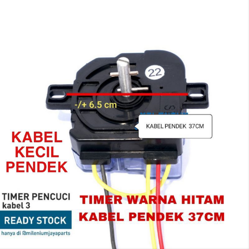 Timer Mesin Cuci Multi Universal 3 dan 6 kabel Panjang 85CM