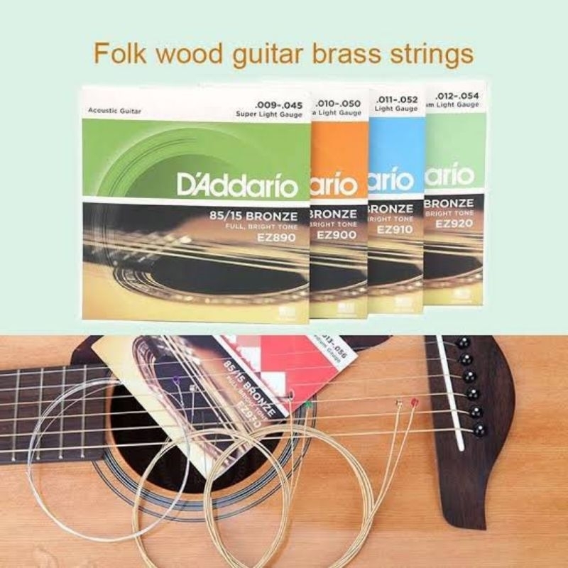 Senar Gitar Akustik D'addario 09,010,011,012