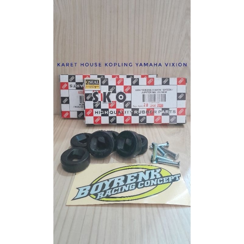 KARET HOUSE KOPLING KARET KELING YMH VIXION/BYSON/JUPITER MX 135 NEW SKO - BOYRENK SURABAYA