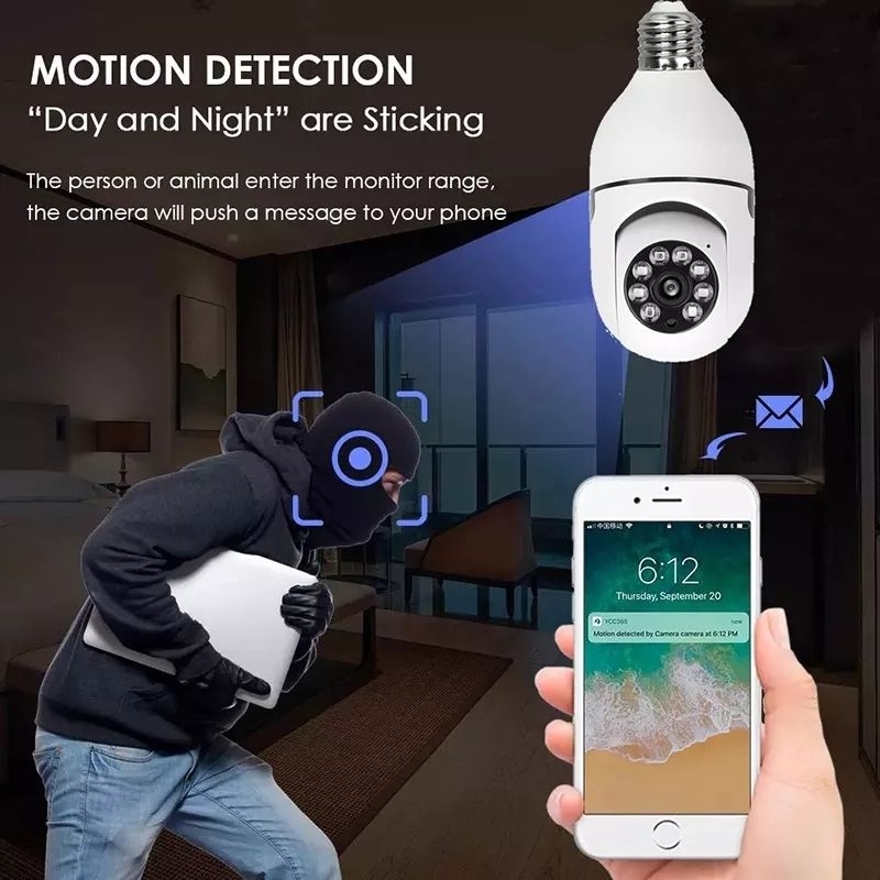 IP CAMERA 8MP PTZ LAMPU WIRELESS FULL HD 1080P CAMERA MINI V380PRO WIFI