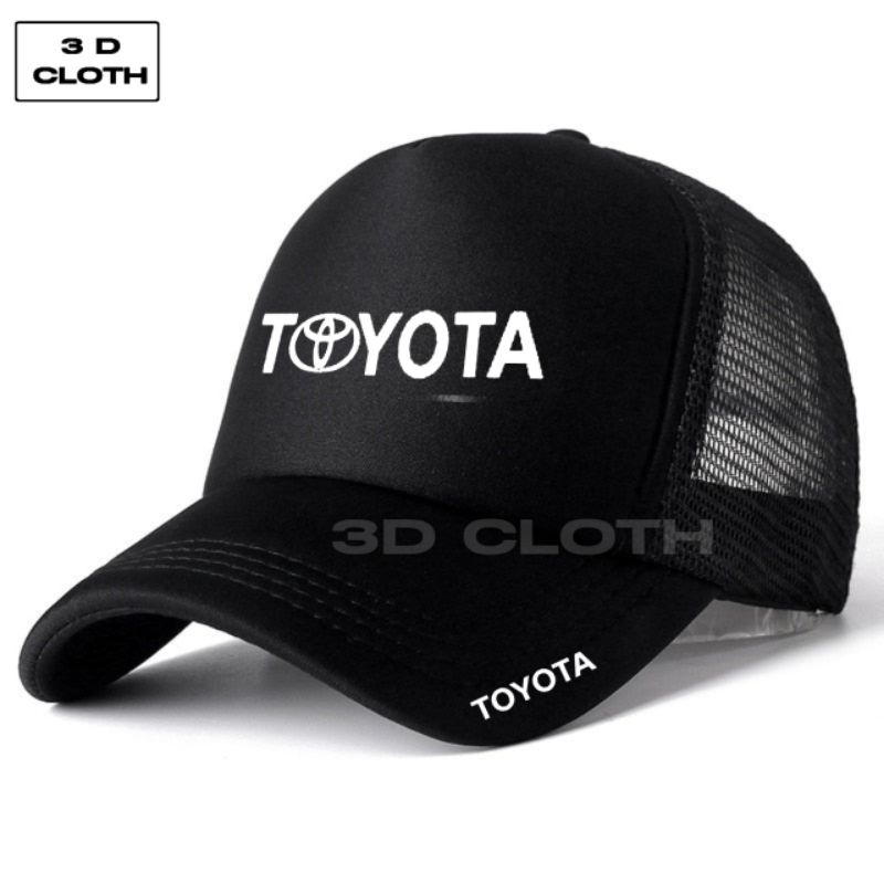 TOPI TRUCKER JARING MOBIL LOGO TOYOTA TOPI OTOMOTIF JARING TRUCKER TOYOTA