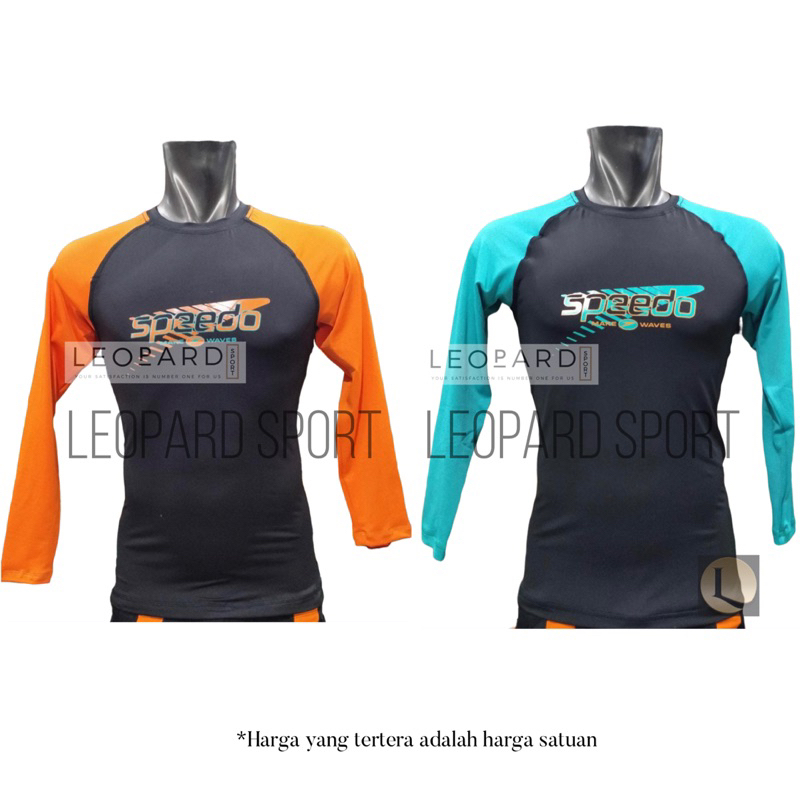 Baju Renang Speedo Lengan Panjang Size M L XL / Baju Renang Pria