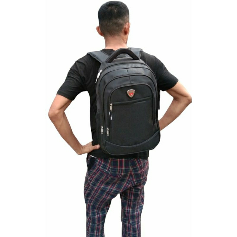 Tas polo tas ransel 4 slot tas sekolah tas laptop tas kantor terlaris