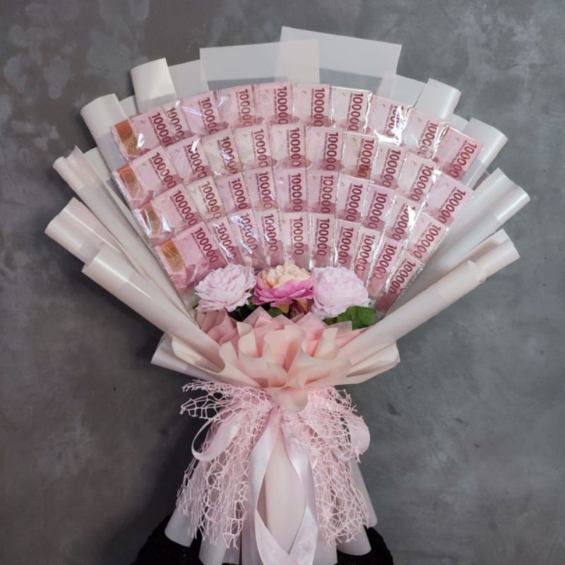 Buket Bouquet bunga wisuda pernikahan ulang tahun acara besar lainnya bisa request