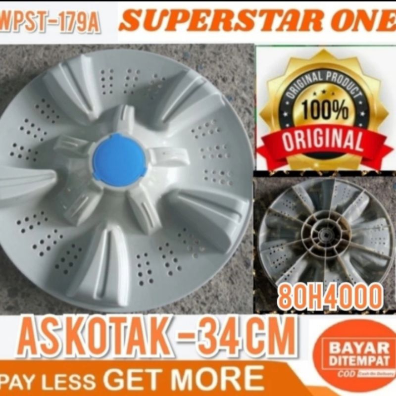 pulsator mesin cuci samsung 80H4000 pulsator samsung 80H4000