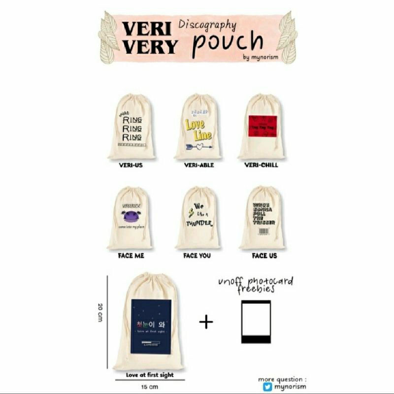 Pouch VERIVERY Pouch Make Up Korea Kpop VERIVERY