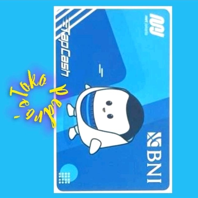 Tapcash BNI edisi MJ Biru (MRT JAKARTA) Blue Edition /Like eMoney eTOLL Brizzi or Flazz