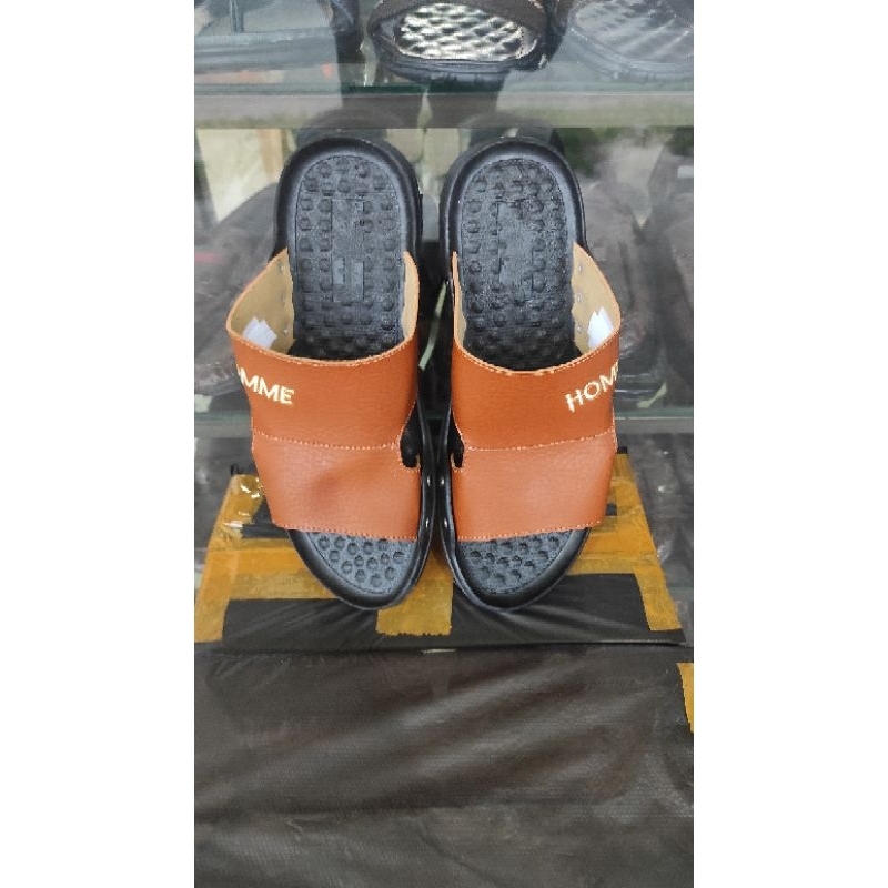 Sandal Kulit Royal Homme/Sutas Terbaru best seller