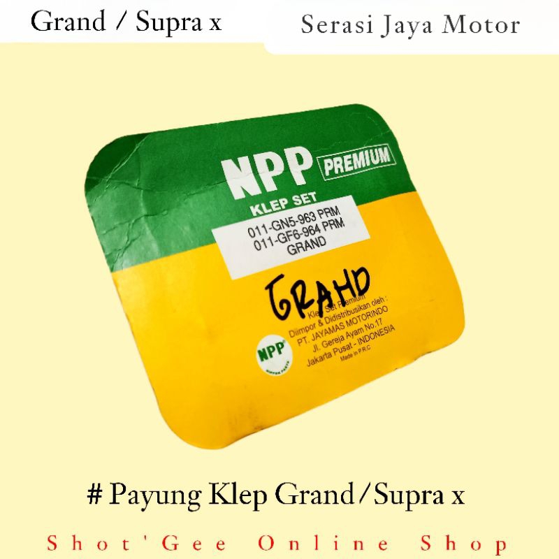 NPP PAYUNG KLEP SET GRAND/SUPRA X/FIT NEW