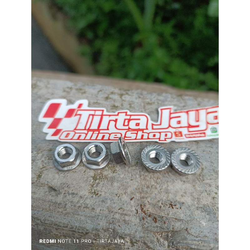 mur flange stainles baut positif dinamo stater honda megapro tiger