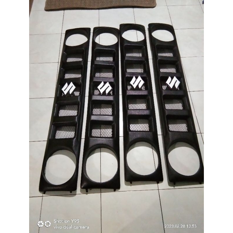 Gril New Jimny Katana Lampu Bulat Cover Body Depan Jimny Katana  Ram Grill Jimny Katana Bulat Varias