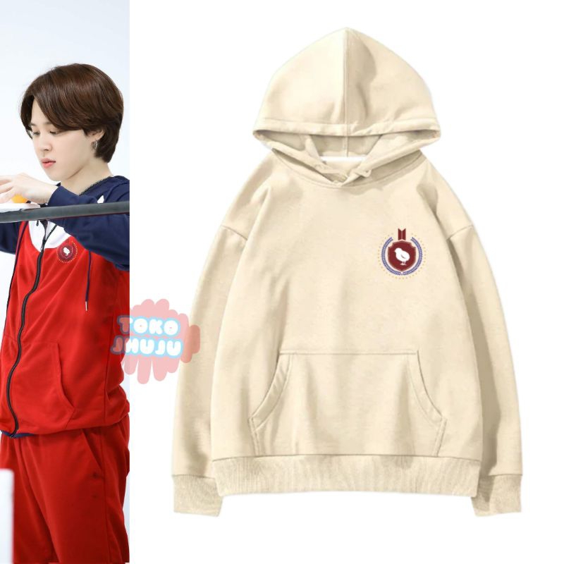 Hoodie Jumper Jimin Run Bts 2023 Logo Kecil