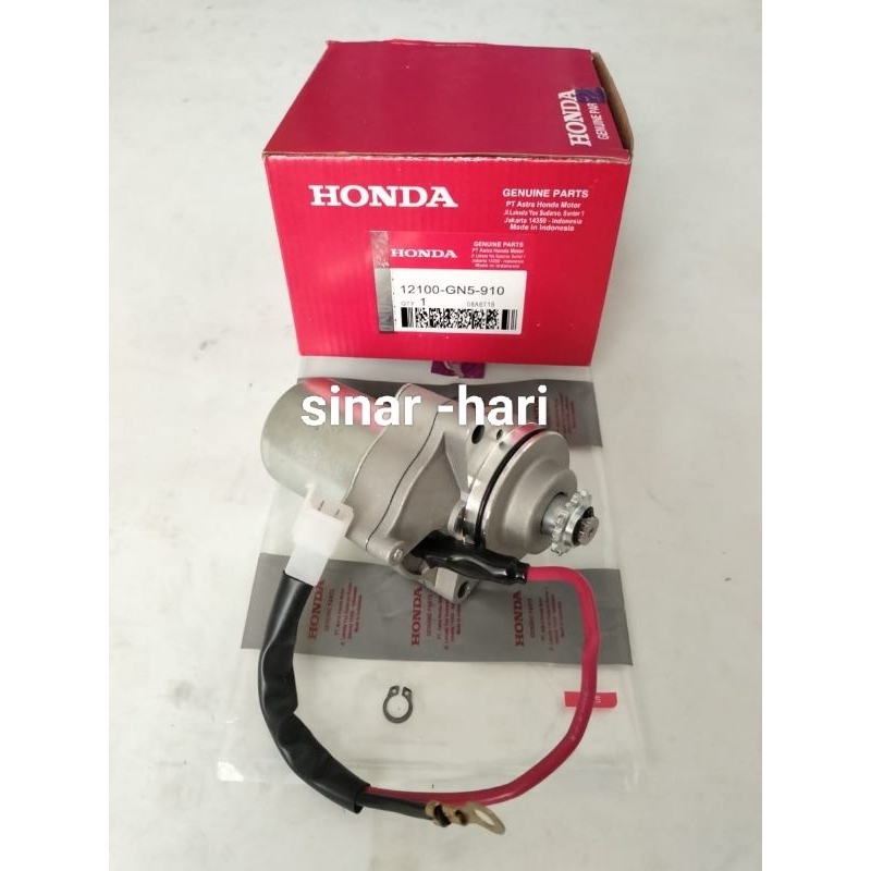 DINAMO STATER ASSY (KWB) HONDA ORIGINAL BLADE 110+REVO ABSOLUTE 110+BLADE NEW 125+REVO ABS FI KARBU+INJEKSI 'FI COCOK 