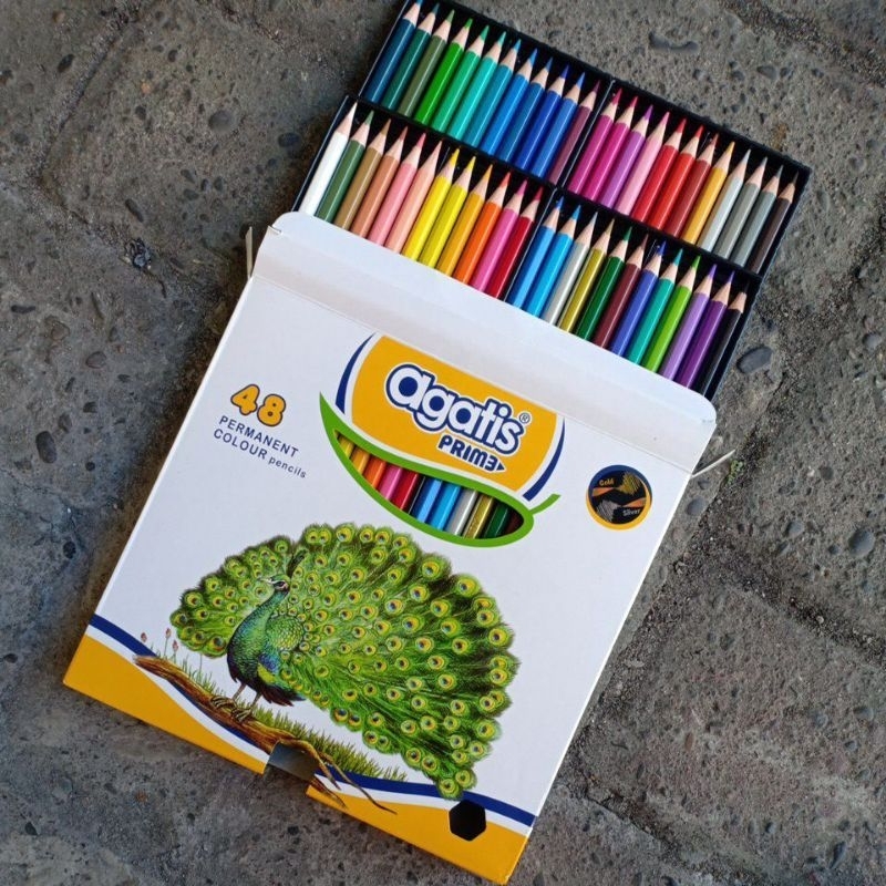 

Colour Pencils Agatis Prime 48 / Pensil warna agatis prime 48 warna