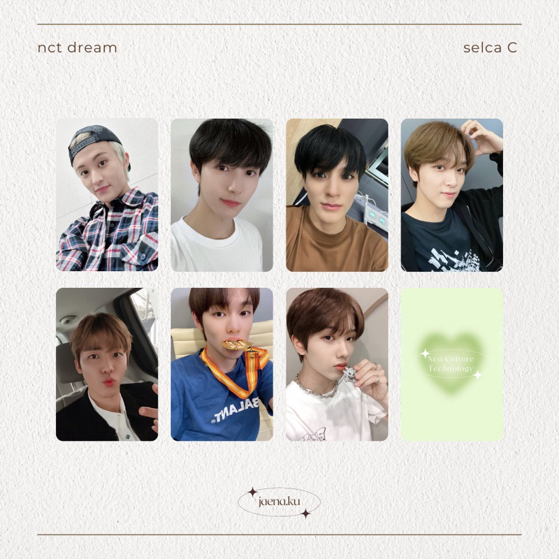 [NCT DREAM] PHOTOCARD SELCA #6 NCT DREAM UNOFFICIAL