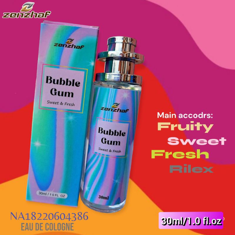 PARFUM THAILAND BPOM ZENZHAF BUBBLEGUM 30ML