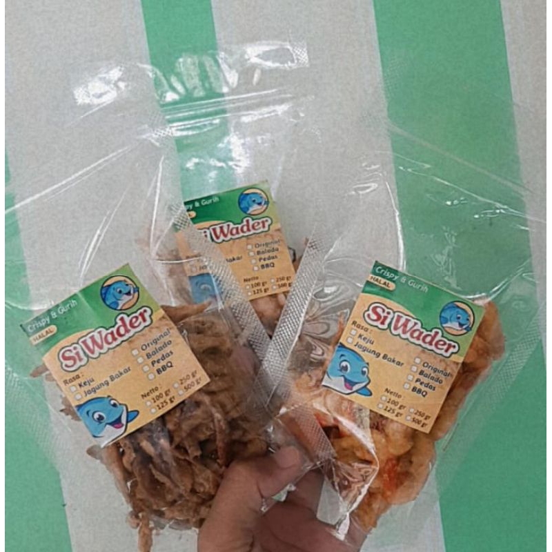 

Wader Wonogiri aneka rasa 100 gr .