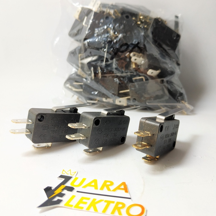 Micro Switch Magic Com + Plat | Mikro Switch Dengan Model Tambahan Plat