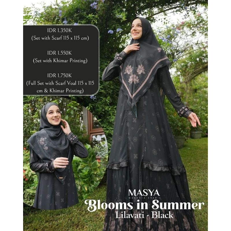 [MADENIA SYARI_MASYA] GAMIS SYARI TERBARU / DRESS SET PRINTING " LILAVATI SET " BY MASYA