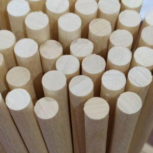 dowel 19mm x 10cm/stik dowel/dowel kayu 2cm/dowel gagang sapu