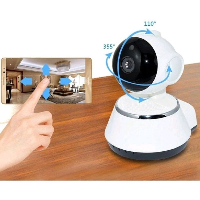 Ip Camera Wifi V380 CCTV Wireless kamera Hp Q6 Wifi HD 720P CCTV Jarak Jauh