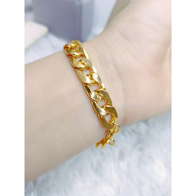 Gelang rantai gold pria-wanita Gelang tangan