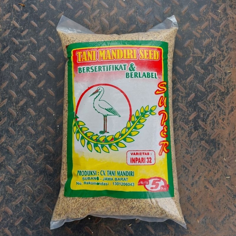 BENIH PADI INPARI 32 CAP BANGO SUPER 5 KG SUBANG TANI MANDIRI SEED