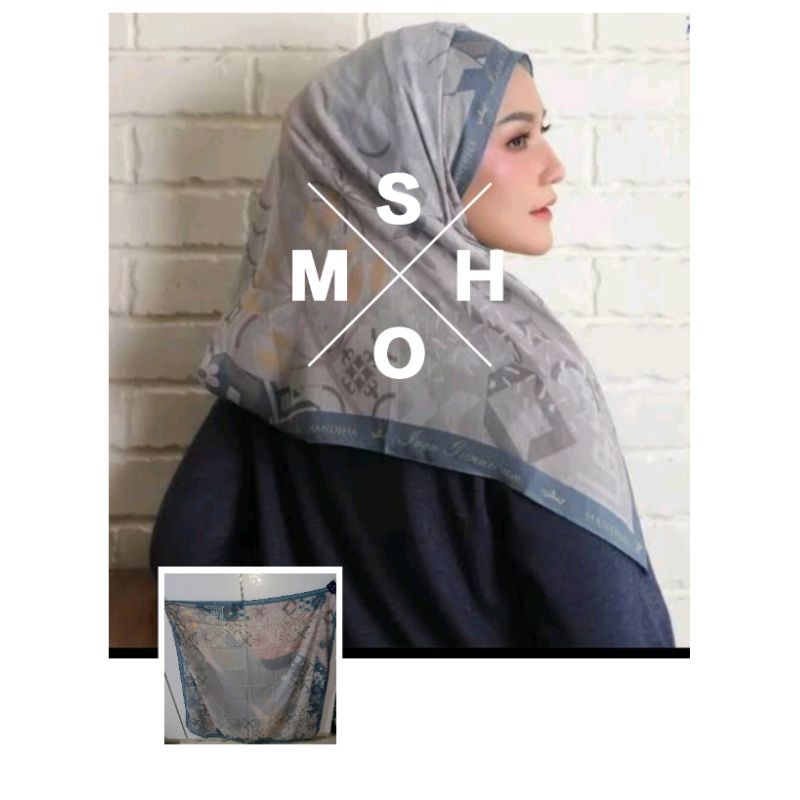 Mandjha Spesial Free Box Ivan Gunawan Fashion Scarf Motif When I Fall In, Ready Banyak Motif Lainnya