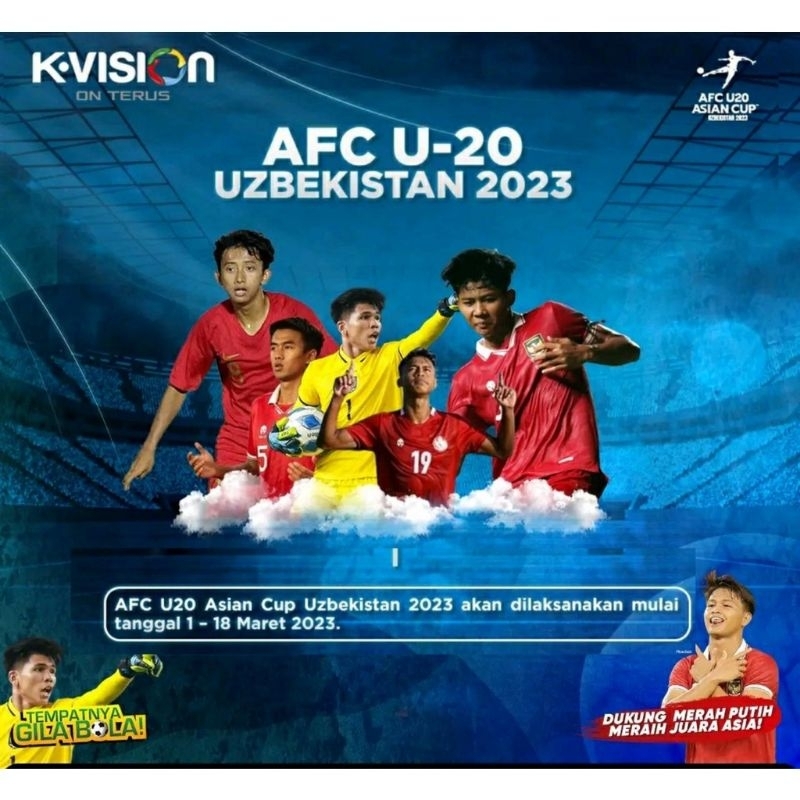 Paket piala AFC UZBEKISTAN U20 K-VISION