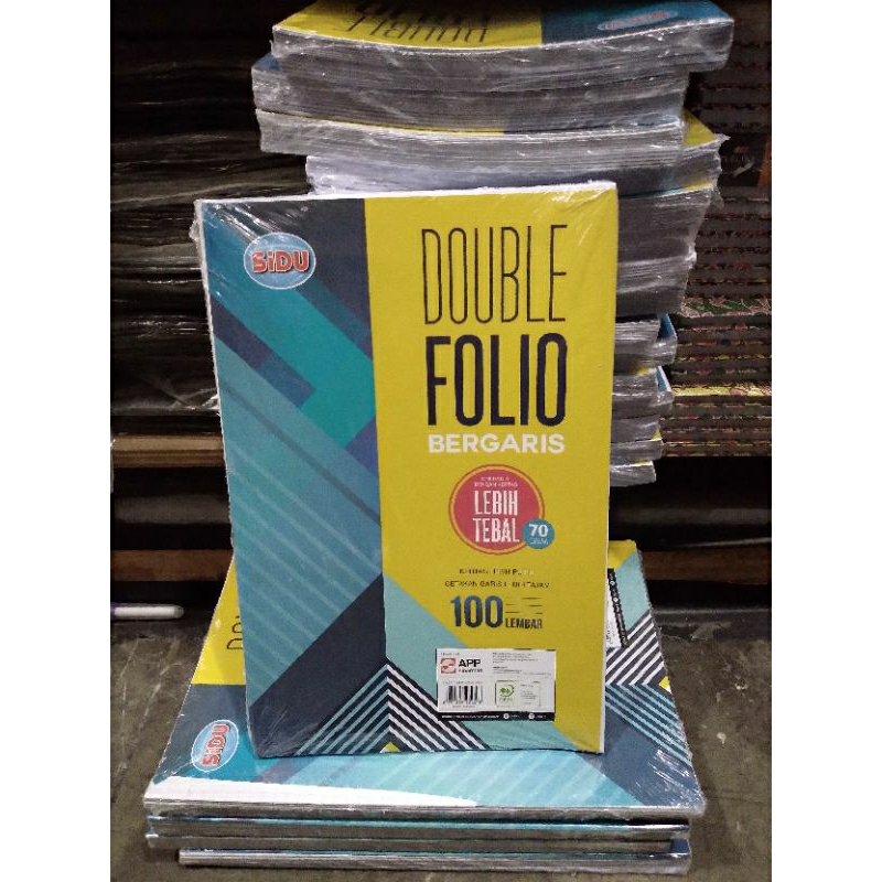 

KERTAS DOUBLE FOLIO SIDU BERGARIS ISI 100 LEMBAR SIAP KIRIM